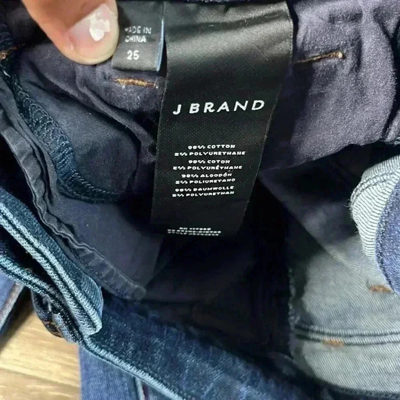 J Brand Bootcut Frayed Jeans Size 25 - Picture 5 of 6